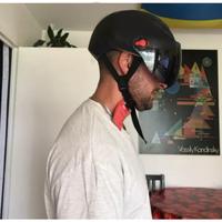 Gambar skybike helm sepeda motor skuter listrik elektrik Scoopy half face dari Toserba-shopp undefined 3 Tokopedia
