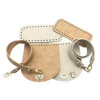 Gambar (IMPORT) 3Pcs/Set Leather Bag Strap Handmade Handbag Woven High Quality Bag Bottoms With Hardware Accessories for DIY Shoulder Handbag dari ShiningMarket undefined 3 Tokopedia