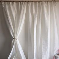 Gambar Elegant Linen Blended White Curtains Privacy Protection Light dari funhappys undefined 3 Tokopedia