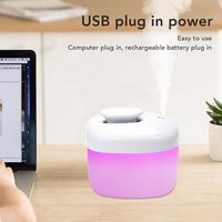 Gambar Small Humidifiers Silent High Mist Volume 7 Colors Ambient Light USB Portable Desk Humidifier for Home Office dari Redemption Shop undefined 2 Tokopedia