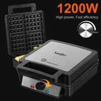 Gambar Electric Waffle Maker Grill Sandwich Cake Donut Walnut Panini Plate Cooking Kitchen Appliances Toaster Breakfast Machine dari Max Hamilton undefined 4 Tokopedia