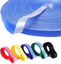 Gambar 5M/Roll 15/20mm Reusable Sticke Strap Tie Hook And Loop Cable Ties DIY Home Kitchen Nylon Fastener Cable Ties Accessory dari Russell Max Moore undefined 3 Tokopedia