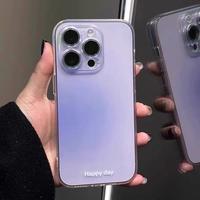 Gambar Luxury Transparent Pink Powder Silicone Phone Case For iPhone 13 12 11 14 15 Pro Max XR X 7 8 Plus Gradient Clear Soft TPU Cover dari SIRAYKA difraka undefined 4 Tokopedia