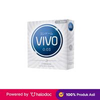 Gambar Sensitif Vivo 0.03 3 Pieces - Alat Kontrasepsi - Halodoc dari Apotek Halomedika Kp Rambutan undefined 1 Tokopedia