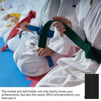 Gambar Martial Arts Belts Organizer Karate Belt Display Holder Durable Rack Wall Hanging Taekwondo Belt Storage Bag For Muay Thai Judo dari dzawaraappstore undefined 4 Tokopedia