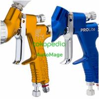 Gambar PTC SPRAY GUN DEVILBISS GTI PRO LITE GTE20 1.3-1.4MM GOLD/BLUE dari Toko Alokaa undefined 4 Tokopedia