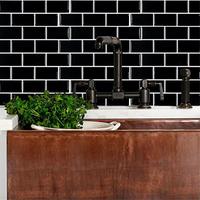 Gambar 10pcs-Subway Tiles Peel And Stick Backsplash Removable Self Adhesive Wall Sticker Vinyl Bathroom Kitchen Home Decor DIY dari Abyssal Shaman undefined 3 Tokopedia