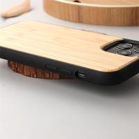 Gambar For iPhone 15 14 13 12 11 Pro Max Plus Solid Wood Bamboo Phone Case For iPhone X XS XR SE 7 8 Plus Luxury Shockproof Hard Cover dari SIRAYKA difraka undefined 4 Tokopedia