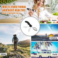 Gambar Portable Cutlery Foldable Tableware Combination Outdoor Portable Picnic Set Kitchen and Home Flatware Camping Folding Dining Bar dari YATAKE hasida undefined 4 Tokopedia