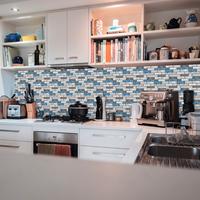 Gambar Self Adhesive Waterproof Kitchen Bathroom Vinyl Mosaic Peel And Stick Tile Stickers Vintage Home Wall Decoration Removable Decal dari grosirkursi terkinii undefined 4 Tokopedia