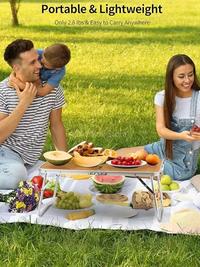 Gambar Folding Laptop Desk Portable Camping Picnic Table Office Furniture Aluminum Alloy Laptop Computer Tables Foldable Bed Table Desk dari Pushpa Rrachana undefined 5 Tokopedia