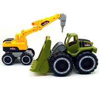 Gambar Toy Addict 2-In-1 Build The Truck Mainan Mobil Konstruksi Anak Laki - Dump&Exca Hijau dari Raziq Muzik undefined 5 Tokopedia