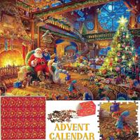 Gambar Christmas Puzzles Advent Calendar Gift Box 24 Days Countdown To Christmas Jigsaw Puzzles Surprise Blind Box For Kids Adults Gift dari dzawaraappstore undefined 1 Tokopedia