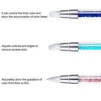 Gambar 10/20/30PCS Double-headed Silicone Pen With Sculpture Fine Drill Nail Supplies Paint Pen So Soft Embossed Silica Gel dari Pushpa Rrachana undefined 5 Tokopedia