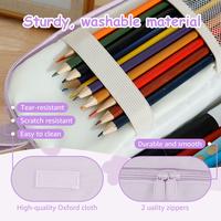 Gambar 2 Tier Pencil Case Large Capacity Case Bag Pouch Holder Box up to 50-90 Pencils for Office Student Stationery Organizer Supplies dari Pushpa Rrachana undefined 5 Tokopedia