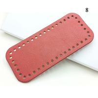 Gambar 18*8CM Rectangle Oval PU Bag Bottom For Knitting Bag Handbag Bottom With Holes Wear-Resistant Shoulder Bag Parts DIY Accessories dari tokosuhartinii undefined 3 Tokopedia