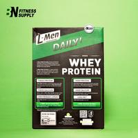 Gambar GRATIS ONGKIR L-Men LMen L Men Daily Whey Protein - 6 SERVINGS, DARK CHOCOLATE dari Arezaashop undefined 5 Tokopedia