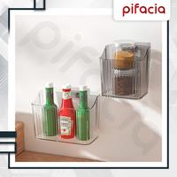 Gambar Letsdoit Rak Dinding Akrilik Aksesoris Rak Kamar Mandi Dapur Kulkas Karet Kapas Kotak Organizer Make Up Serbaguna dari Kokom family undefined 1 Tokopedia