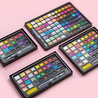 Gambar 88 Colors Solid Watercolor Pearlescent Paints Nail Art Watercolor Set Pigment Metallic Glitter Acuarela Portable Art Supplies dari Pushpa Rrachana undefined 2 Tokopedia