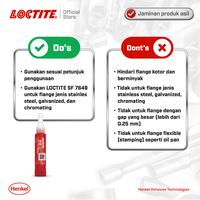 Gambar BERKUALITAS LOCTITE 518 GASKET SEALANT LEM PAKING/GASKET 50 ML dari terd store undefined 5 Tokopedia