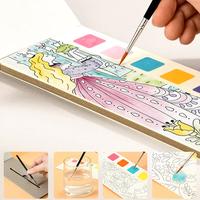 Gambar Mideer 5 Color 20Sheet Solid Watercolor Coloring Book Paint Set Water Color Pigment & Paint Brush Children Diy Bookmark Supplies dari Pushpa Rrachana undefined 5 Tokopedia