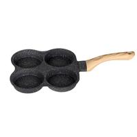Gambar Kitchen Four-Hole Non-Stick Omelet Pancakes Ham Eggs Frying Pan Cooking Tool For Home Cooking, Hotel And Restaurant dari Icebound Phantom undefined 2 Tokopedia