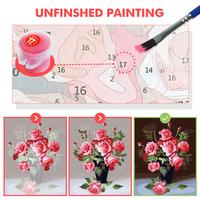 Gambar Paint By Numbers Flower Coloring By Numbers For Adults Canvases To Paint With Numbers Handicraft Supplies Decor Room Night House dari Pushpa Rrachana undefined 3 Tokopedia