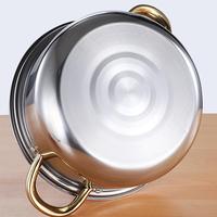Gambar 6x Kitchen Cooking Set Ergonomic Handle with Glass Lid Saucepan Portable Pots and Pans Set Stainless Steel for Kitchen Home dari Icebound Phantom undefined 5 Tokopedia