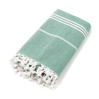 Gambar 100x180cm Large Beach Turkish Towel Bath Towel Hammam Tech Up dari cv hati undefined 3 Tokopedia