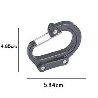 Gambar Multifunctional Hybrid Gear Clip Carabiner 360 Degree Rotating Hook Strong Buckle Camping Hiking Travel Backpack Outdoor Gadget dari uink43 undefined 4 Tokopedia