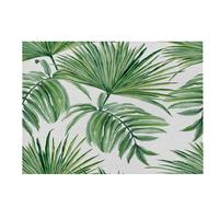 Gambar INS Nordic Cotton and Hemp Meal Mat Small Fresh Plant Printing Kitchen Table Mat Rectangular Insulation Mat Home Decor dari aj JAJANG BAYAWAK undefined 5 Tokopedia