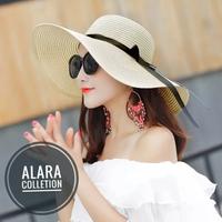 Gambar Topi pantai lebar ggir anti uv nita fashion topi import dari JessenSto undefined 3 Tokopedia