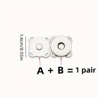 Gambar (IMPORT) 5/8sets Square Magnetic Snap Fasteners Clasps Button Handbag Purse Wallet Craft Bags Parts Accessories 11mm 15mm 19mm Pick Color dari Toko robone undefined 3 Tokopedia