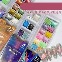 Gambar Watercolor Paint Set 6/12 Color Metallic Glitter For Artists School Stationery Graffiti Tool Solid Pigment Art Supplies dari Pushpa Rrachana undefined 3 Tokopedia