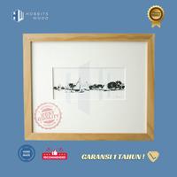 Gambar PIGURA KAYU MINIMALIS  / CUSTOM KURANG DARI 100 CM - 12R dari hobbitswood undefined 2 Tokopedia