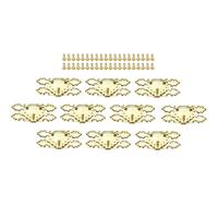 Gambar DRELD 10Pcs Antique Gold Jewelry Box Padlock Latch Hasp Locked Wooden Wine Gift Box Handbag Buckle Hardware Accessories 41*24mm dari MINYAK URUT 04 undefined 3 Tokopedia