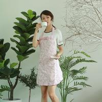 Gambar New Apron Home Kitchen Anti-fouling and Oil-proof Female Fashion Korean Version Japanese Apron Cooking Custom Work Clothes dari ARHAN BAHLUL dj undefined 5 Tokopedia