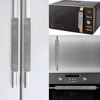 Gambar 1/2Pcs Kitchen Appliances Gloves Dustproof Refrigerator Door Handle Cover Handmade Decor Protector for Fridge Ovens Dishwashers dari bgodk1718 undefined 1 Tokopedia