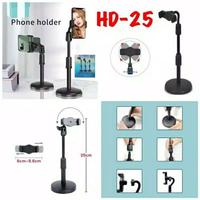 Gambar Desktop Mobile Phone Holder Bracket Adjustable Stand Handphone L7 HD25 dari intiflims undefined 4 Tokopedia