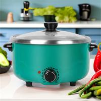 Gambar 3L Portable Electric Multi Cooker Multifunctional Electric Cooker Non-stick Hot Pot for Kitchen and Home Appliance 220V dari Sthopos undefined 1 Tokopedia