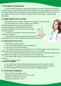 Gambar Biose Nose Rhinitis Sinusitis Cure Therapy Massage Hay fever Low Frequency Pulse Laser HealthCare Machine instrument Massager dari bgodk1718 undefined 2 Tokopedia