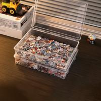 Gambar Clear Plastic Storage Box with Flap Lid,Multipurpose Craft Organizers Art Supply Organizer Sewing Box for Beads Pencils Notebook dari ROHMANSATEE07 S undefined 5 Tokopedia