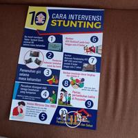 Gambar Poster 10 Cara Intervensi Stunting Dominan Gambar - Poster Gizi dari Gun shop01 undefined 1 Tokopedia