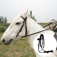 Gambar Horse Rein Headstall 20 Mm PP Webbing Thickened Halter Removable Equestrian Gear For Outdoor Training Riding LT5000 Dropshipping dari Winged Nightmare undefined 4 Tokopedia