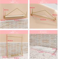 Gambar IMPORT Golden children's clothing store display rack children's clothing creative display trendy children's clothes hanger dari Chocodelightt undefined 4 Tokopedia