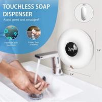 Gambar Wall Mounted Soap Dispenser 280ml Touchless Automatic Liquid Foam Soap Dispenser Hand Sanitizer Bathroom Home Accessories dari Izdihaarctore undefined 3 Tokopedia