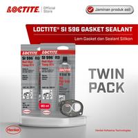 Gambar PROMO HENKEL LOCTITE SI 596 GASKET SEALANT LEM PAKING/GASKET 80 ML TWIN PACK PACKING AMAN dari Leanastore11 undefined 1 Tokopedia