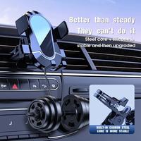Gambar Dasudify Car Phone Holder Mount Auto Lock Air Vent Smartphone Mobile Gravity Stand Clip Cell GPS Support In Car For iPhone Xiaomi Samsung Brand New dari Dasudify undefined 2 Tokopedia