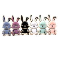 Gambar Dasudify 1~6PCS Finger Ring Holder For Phone Cute Rabbit Shape Mobile Phone Holders Universal Cell Phone Stands Foldable Finger Ring Brand New dari Dasudify undefined 2 Tokopedia