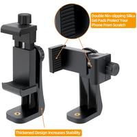 Gambar Dasudify For iPhone 360° Tripod Phone Mount 1/4"Screw Mobile Phone Clip Tripod Mount Adapter Adjustable For Samsung iPhone Huawei Realme Brand New dari Dasudify undefined 4 Tokopedia